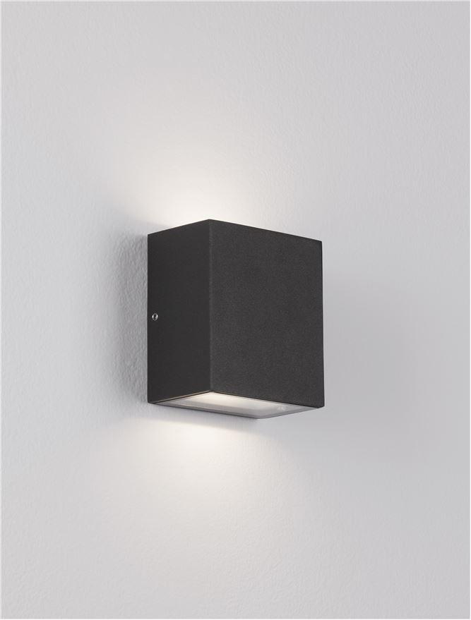 Nova Luce Venkovní nástěnné svítidlo PARRIS, LED 10.4W 3000K 266st. IP65