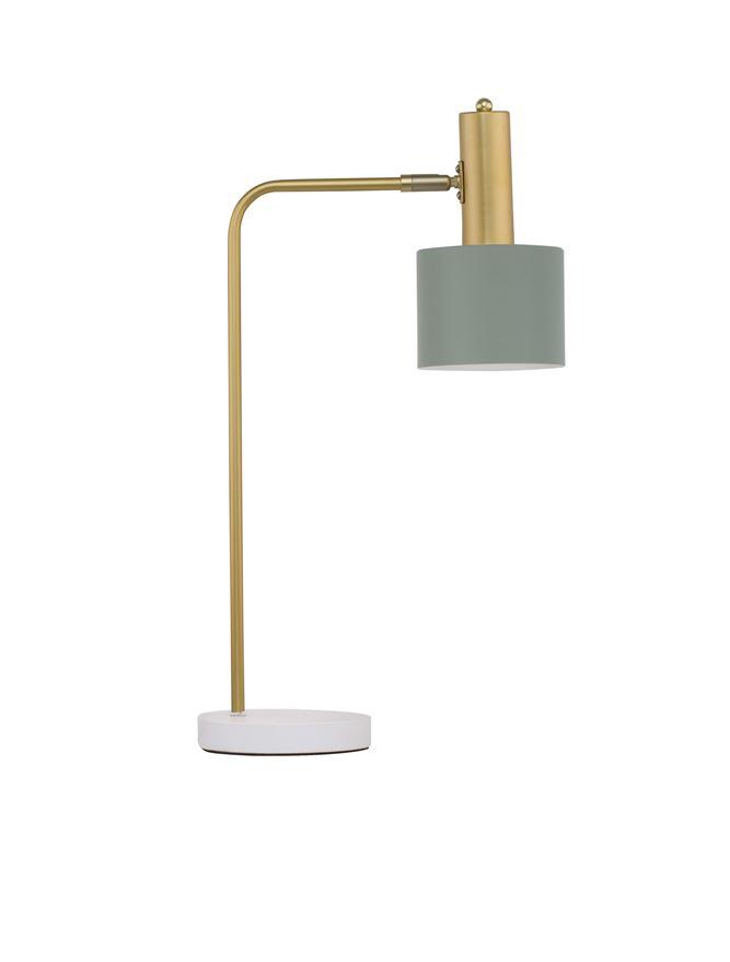 Nova Luce Stolní lampa PAZ zlatý kov, E27 1x12W Barva: Mentolová