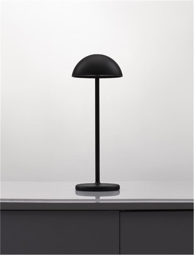 Nova Luce Venkovní stolní lampa ROSE, LED 1W 3000K 5V DC IP54 vypínač na těle / USB kabel Barva: Černá