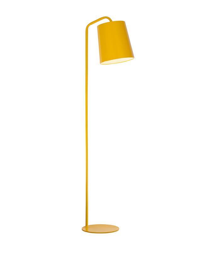 Nova Luce Stojací lampa STABILE, kov, E27 1x12 W Barva: Žlutá
