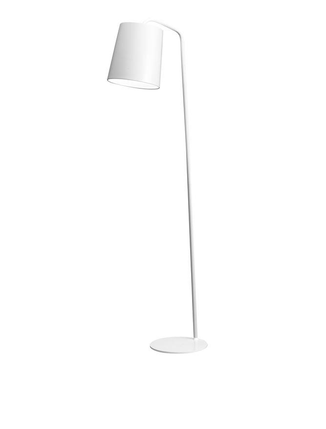 Nova Luce Stojací lampa STABILE, kov, E27 1x12 W Barva: Bílá