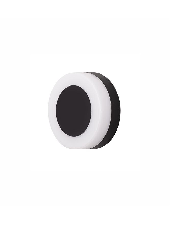 Nova Luce Venkovní nástěnné svítidlo TUNE, LED 9W 3000K 112st. IP65 Barva: Černá