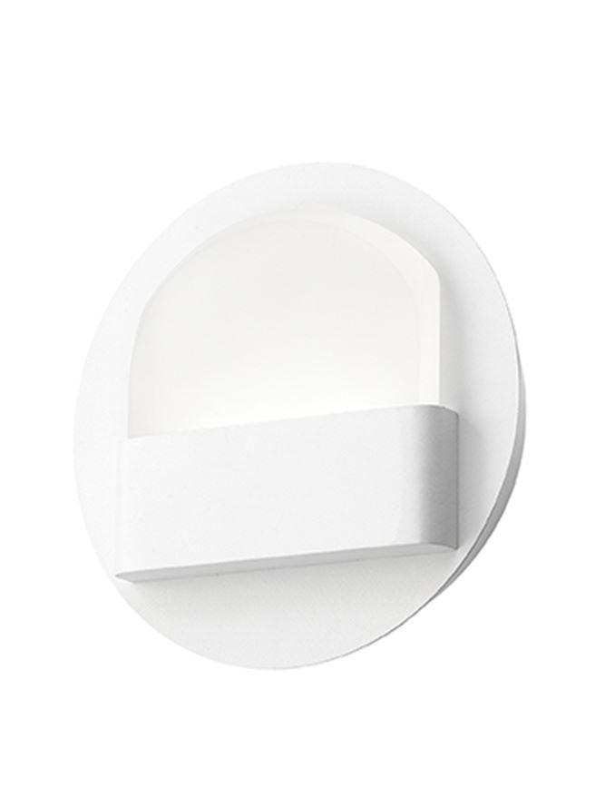 Nova Luce Nástěnné svítidlo POLSO matný bílá hliník LED 6W 3000K