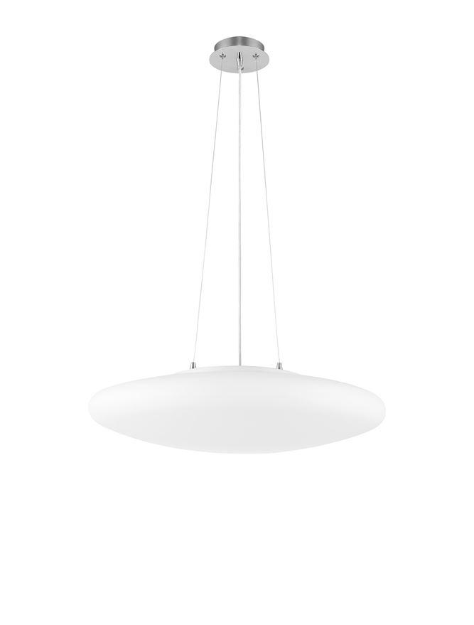 Nova Luce Závěsné svítidlo PRESSIONE opálové sklo, E27 4x12W