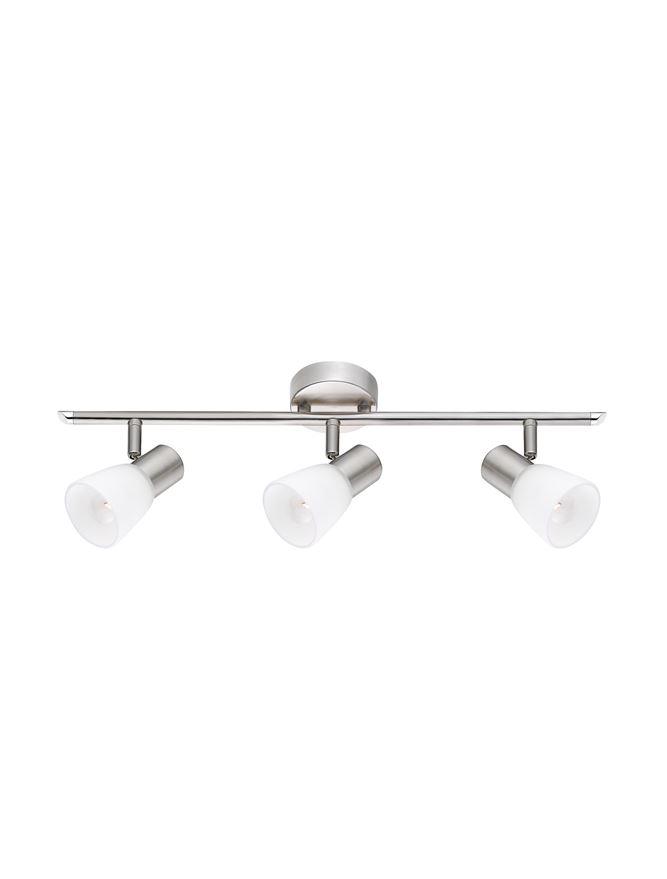 Nova Luce Bodové svítidlo PUBLICO opálové sklo, E14 3x5W