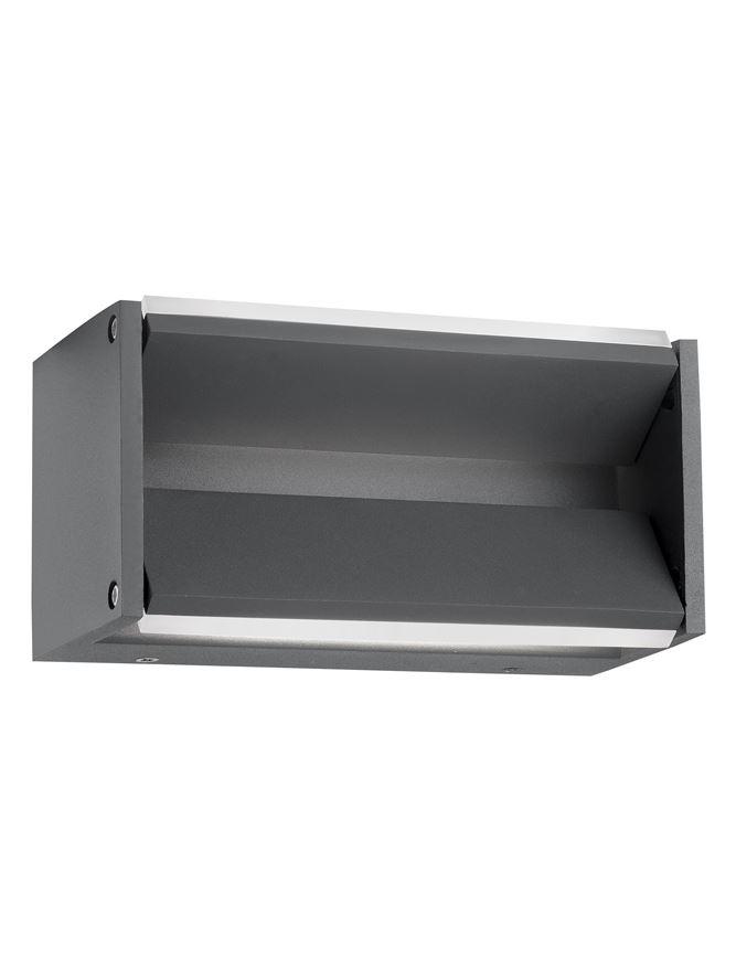 Nova Luce Venkovní nástěnné svítidlo TWIN, LED 2x5W 3000K rotační 0-90st. IP54