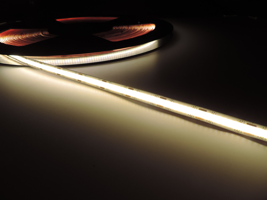 PROFI COB LED pásek 8W, 360LED/m, 12V, 8mm, IP20, 640lm Barva světla: Neutrální bílá, 4300K