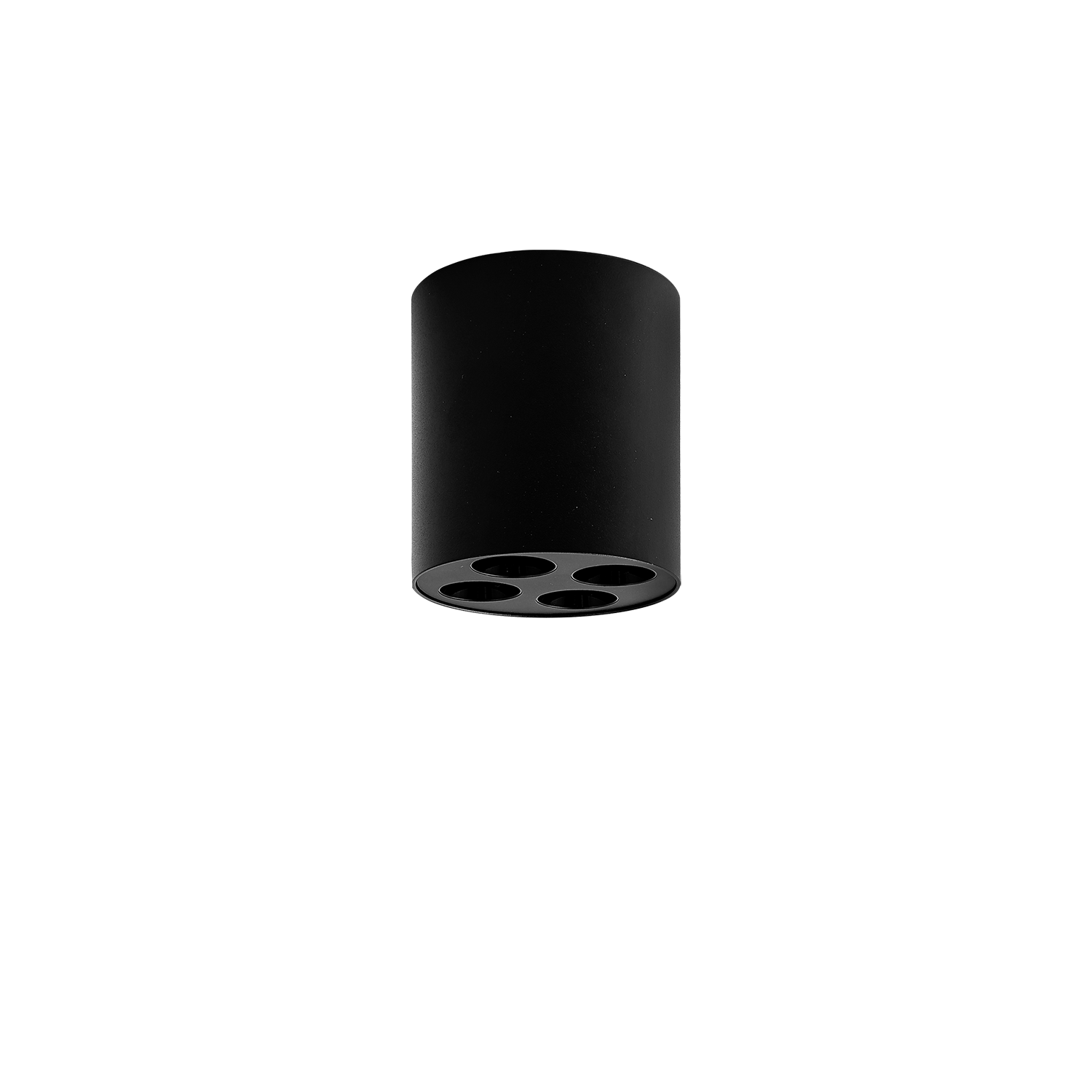 ACB Iluminacion Stropní LED svítidlo INVISIBLE, ⌀ 70 mm, 9W, CRI90 Barva: Černá, Stmívání: ON/OFF