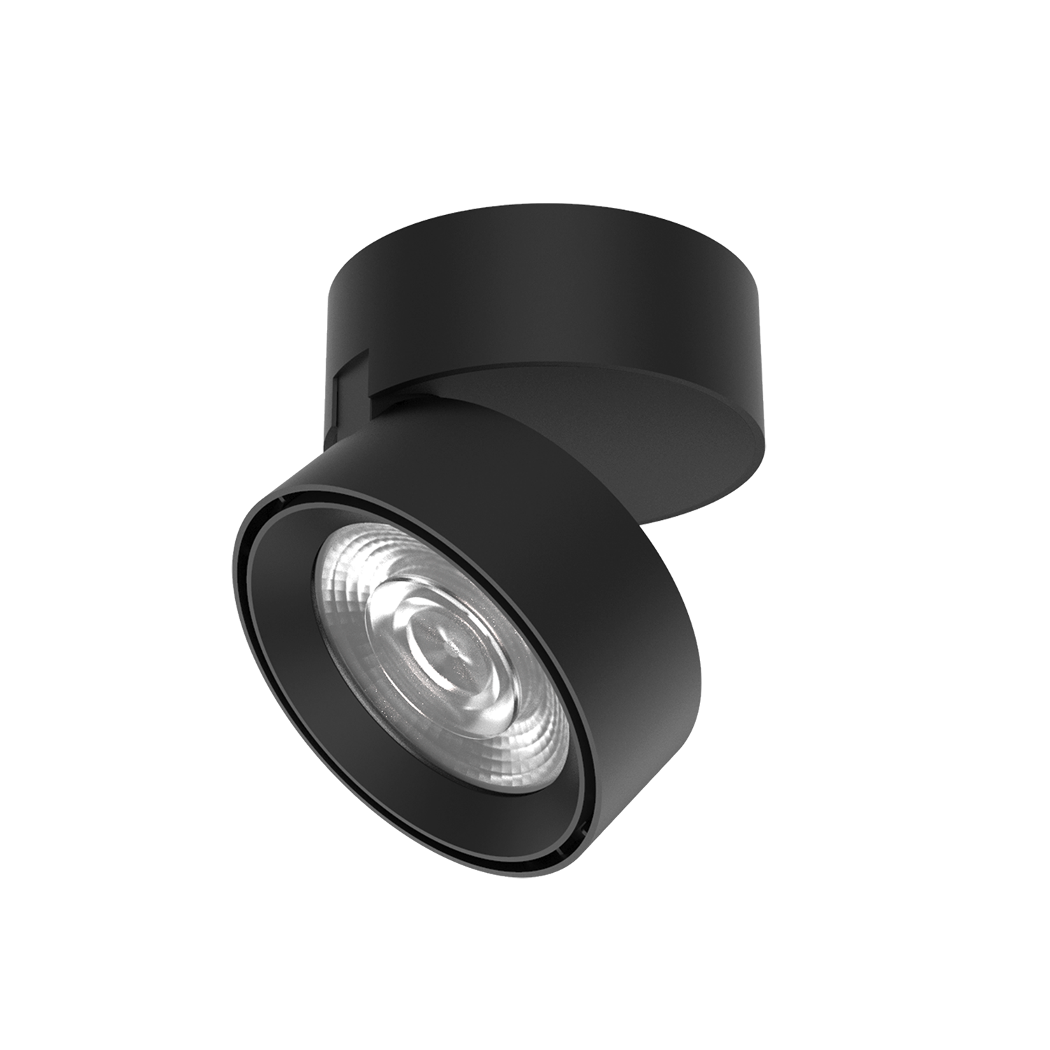 ACB Iluminacion Stropní LED svítidlo MAKO, ⌀ 95 mm, 20W, CRI90 Barva: Černá, Stmívání: ON/OFF