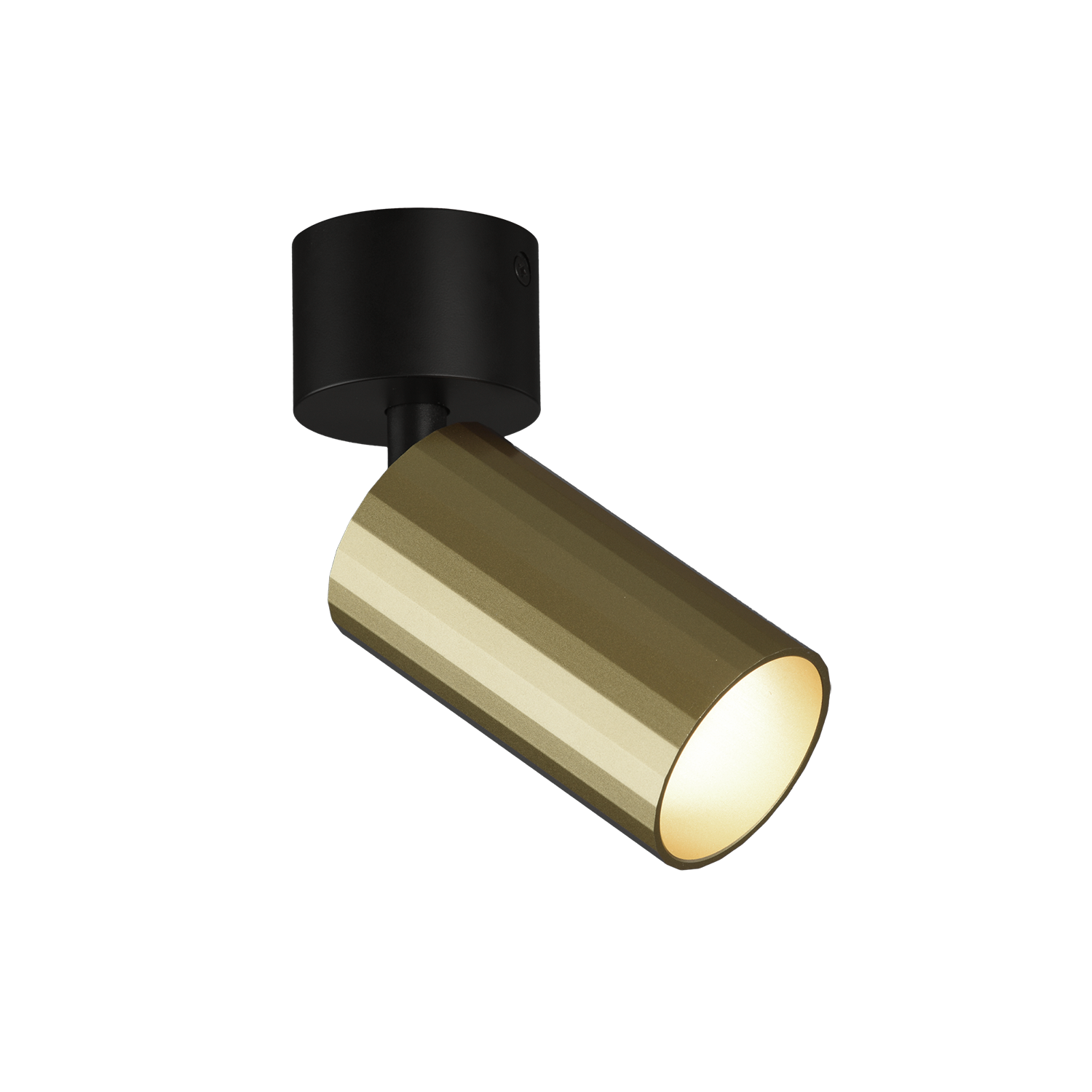 ACB Iluminacion Stropní reflektor MODRIAN, v. 10 cm, 1xGU10 8W Barva: Zlato-černá