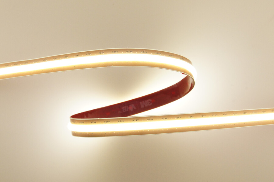 LED pásek COB, FREECUT, 2700-4000K, Ra>90, 15W, 24VDC, 10mm, 528LED/m Teplota světla: 4000K