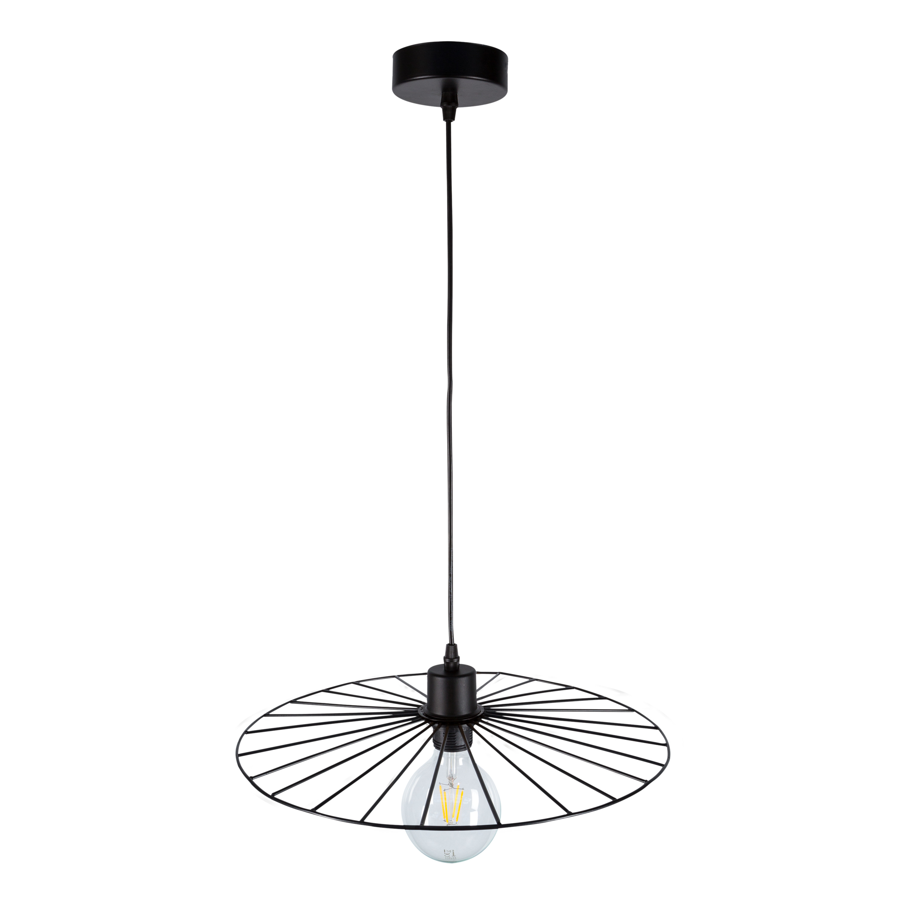 Levně BRITOP Závěsné svítidlo ANTONELLA, 1xE27, Ø 45 cm Barva montury: Kov