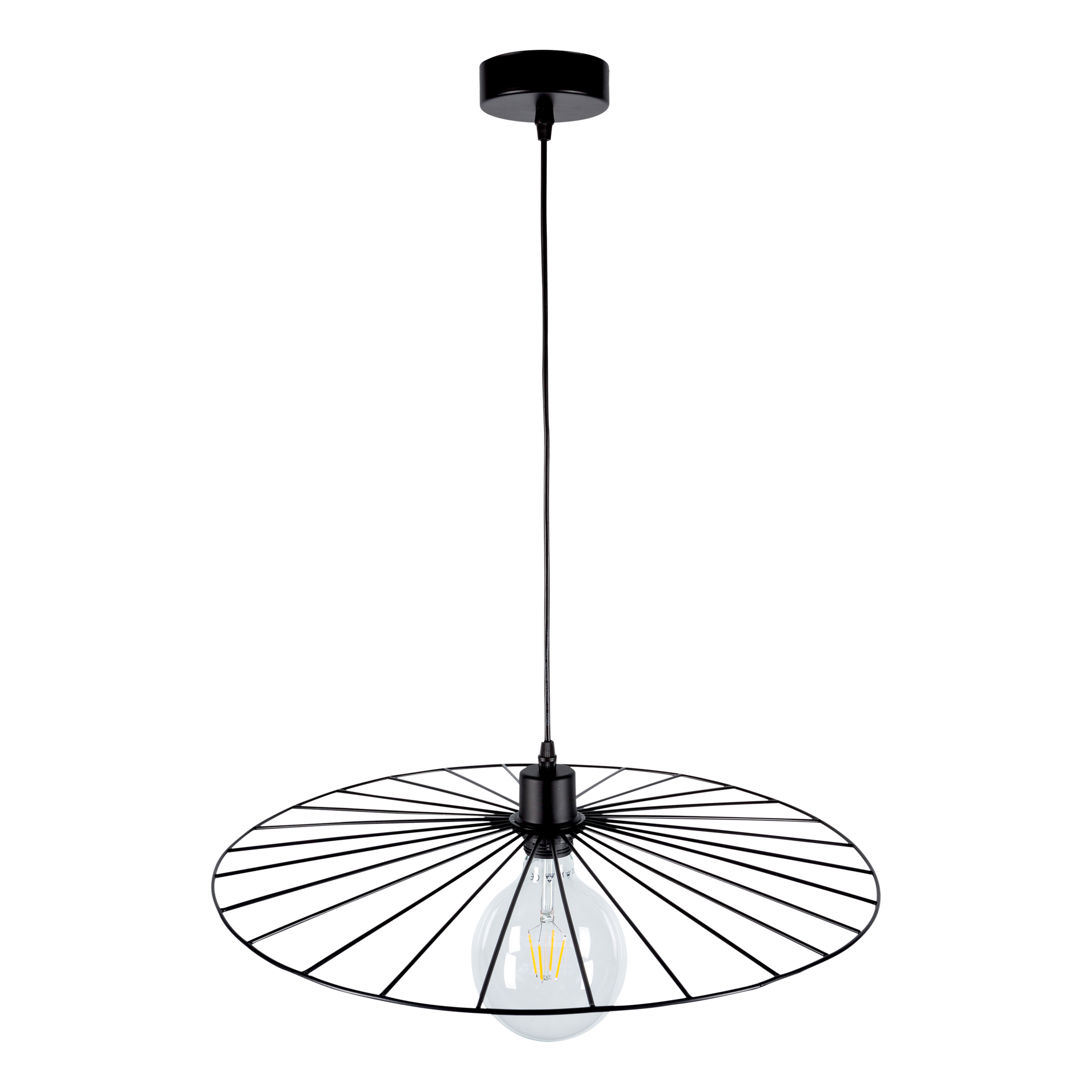 Levně BRITOP Závěsné svítidlo ANTONELLA, 1xE27, Ø 65 cm Barva montury: Kov