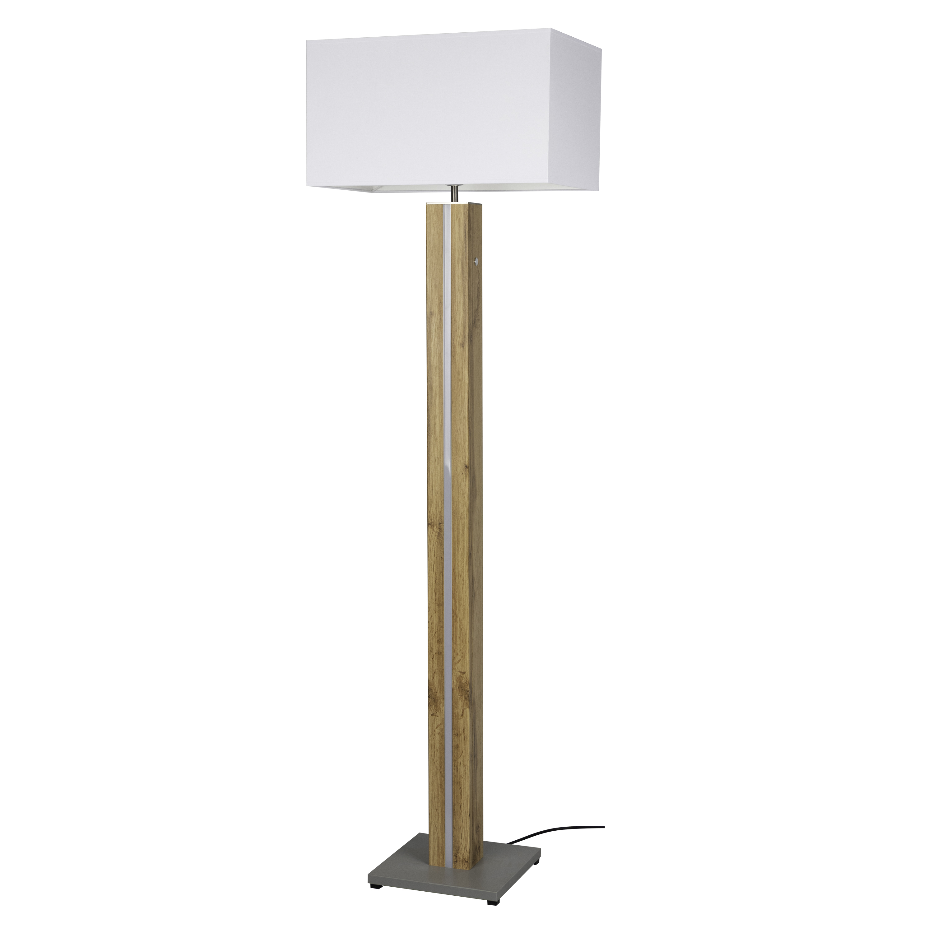 Levně BRITOP Stojací lampa FLAME, 1xE27 max.60W + 1xLED 16W