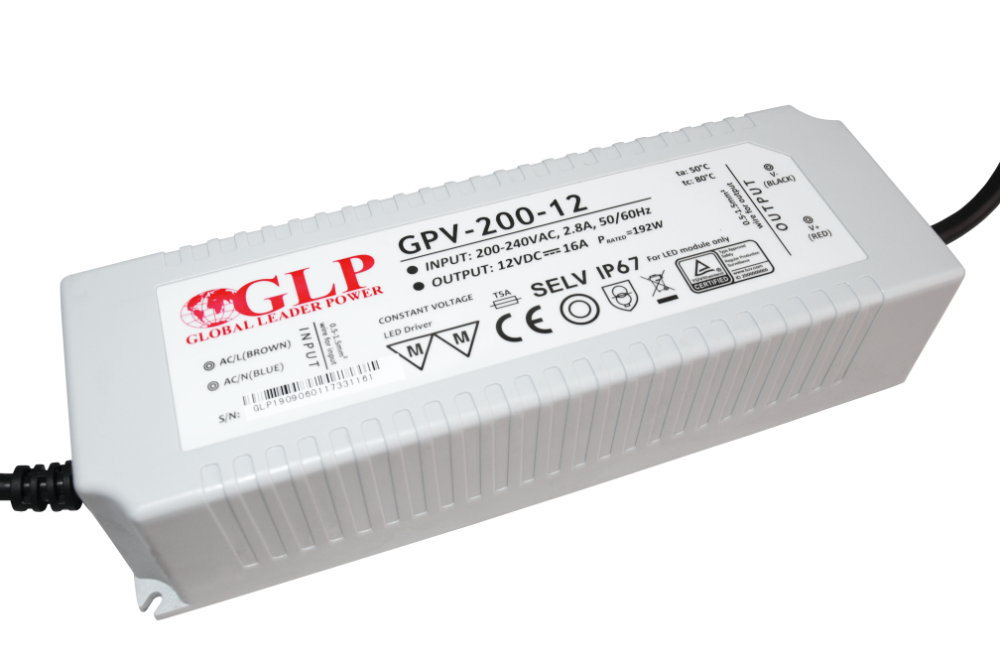 Levně GLP GPV, 200W LED zdroj GPV-200-12, 16A, 12V