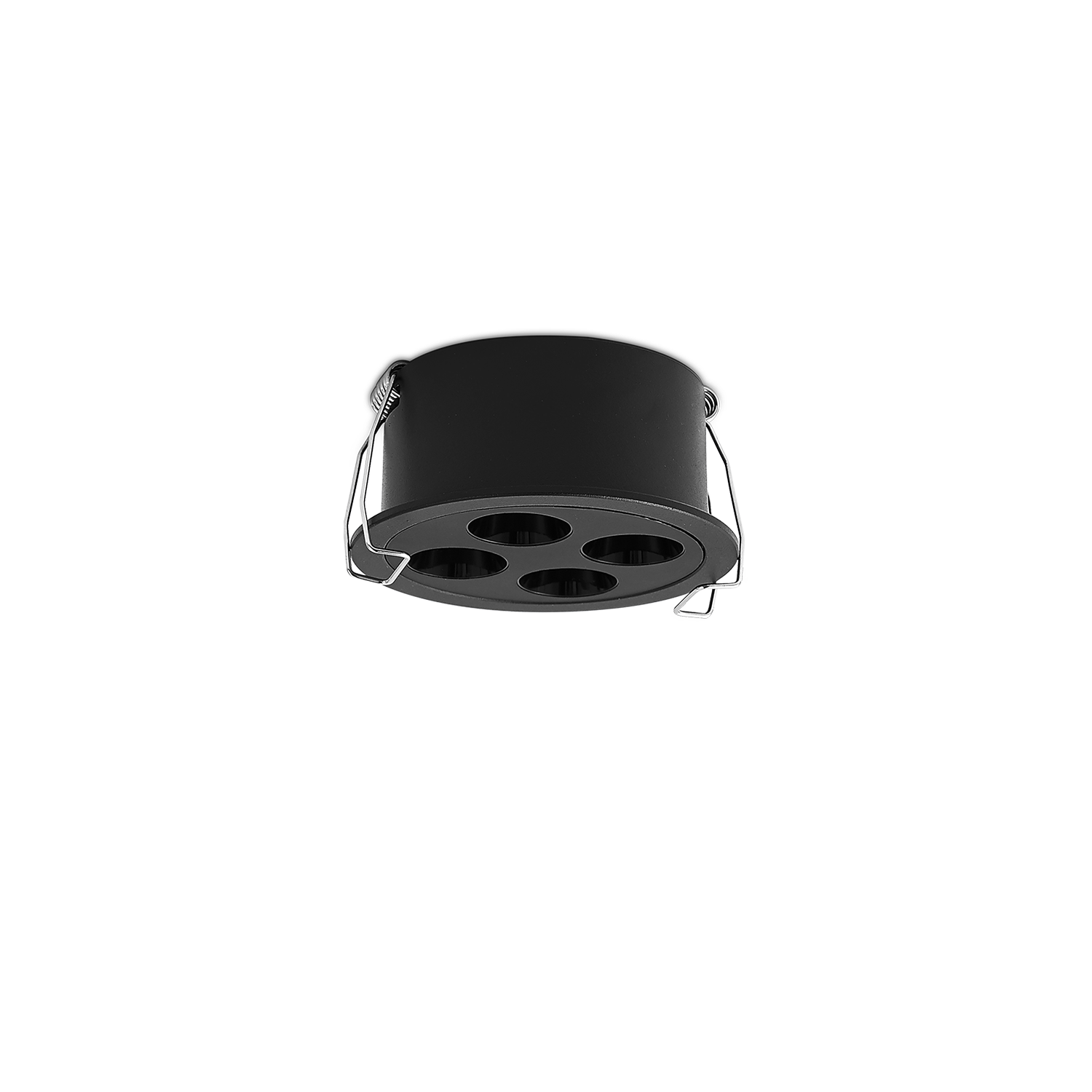 ACB Iluminacion Zapuštěné LED bodové svítidlo INVISIBLE, ⌀ 85 mm, 9W, CRI90 Barva: Černá, Stmívání: ON/OFF