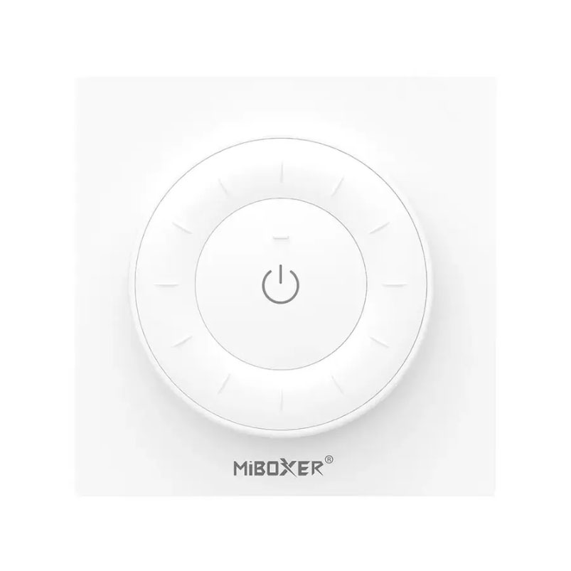 Levně Miboxer Nástěnný ovladač Mi-light - jednobarevné a CCT LED pásky 2.4GHz, CR20 - K3 Barva: Bílá