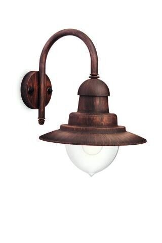 Philips Venkovní nástěnné svítidlo Raindrop 1xE27, IP44 Barva: Bronzová