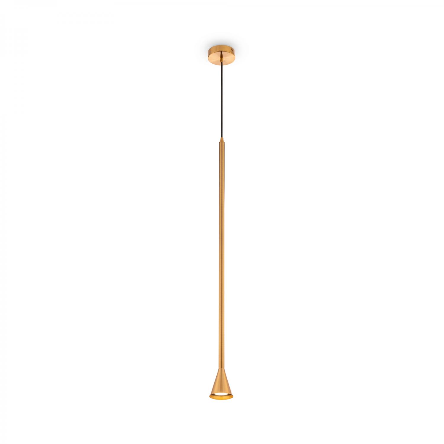 Maytoni Závěsné svítidlo ARROW, 1xGU10, Ø 7,5 cm Barva: Zlatá