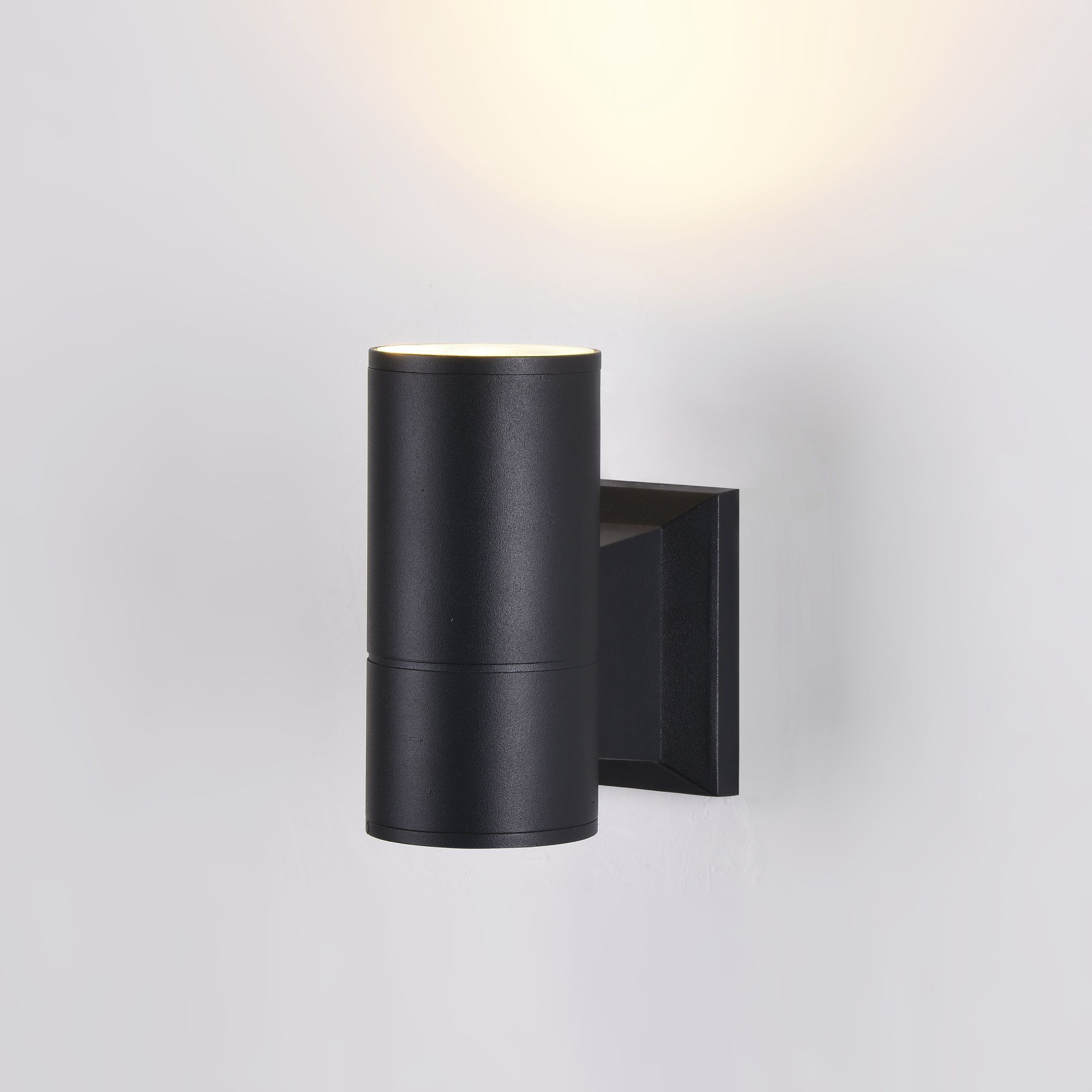 Maytoni Venkovní nástěnné svítidlo BOWERY, 1xGU10, v. 14,4 cm, IP54 Barva: Černá