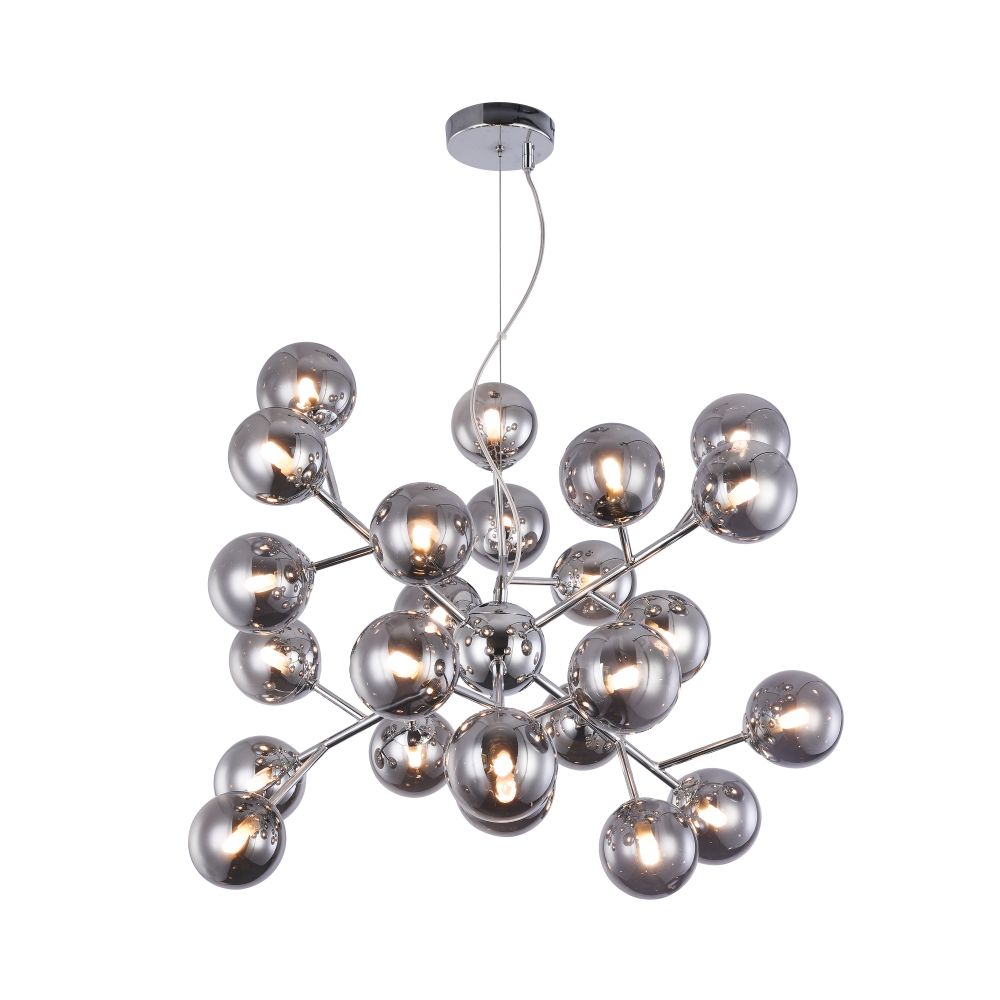Maytoni Závěsné svítidlo DALLAS, 24xG9, v. 146,5 cm Barva: Chrom