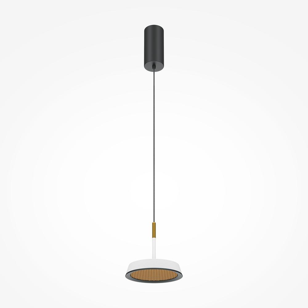 Maytoni Závěsné LED svítidlo EL, 12W, Ø 15,3 cm, CRI80 Barva: Bílo-černá