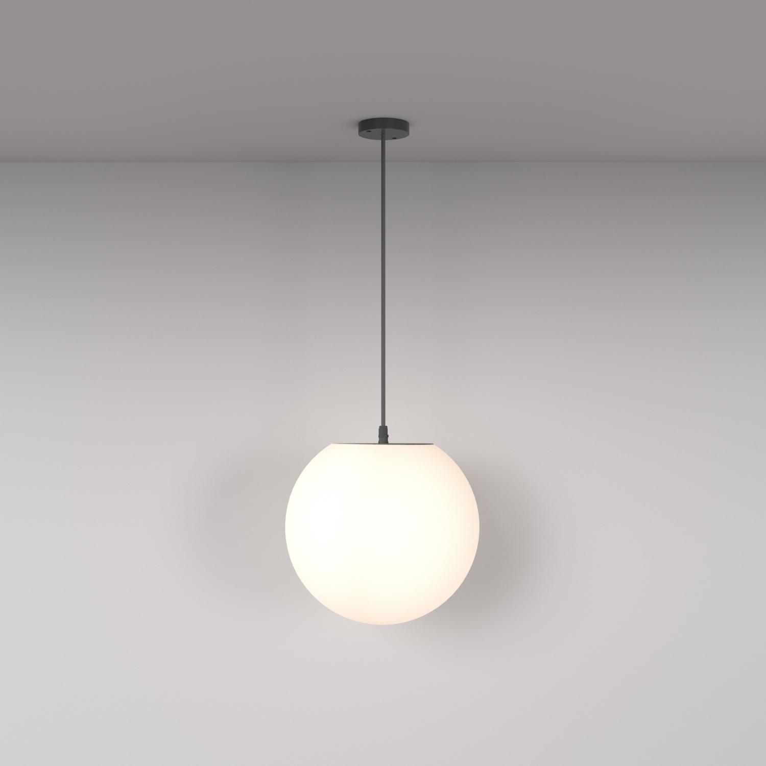 Maytoni Závěsné svítidlo ERDA, 1xE27, Ø 30 cm, IP54 Barva: Černá