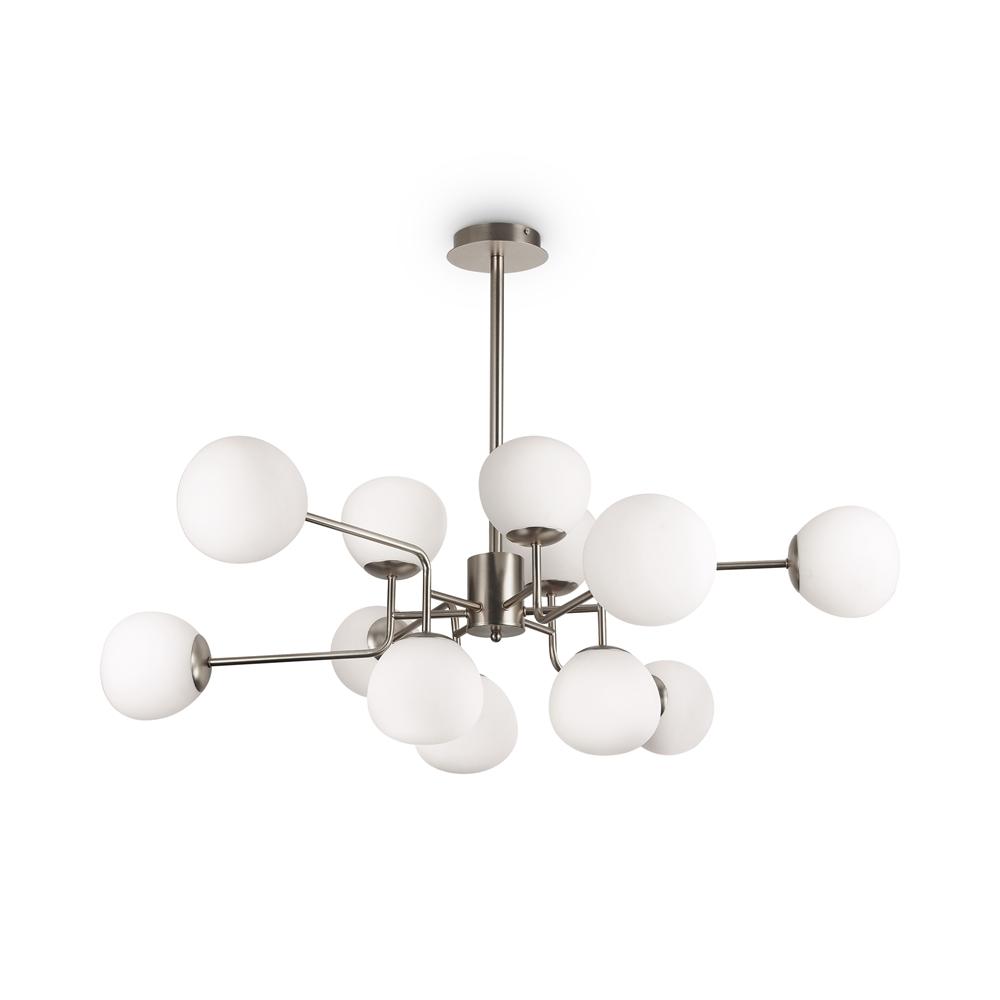 Maytoni Závěsné svítidlo ERICH, 12xE14, š. 110 cm Barva: Nikl