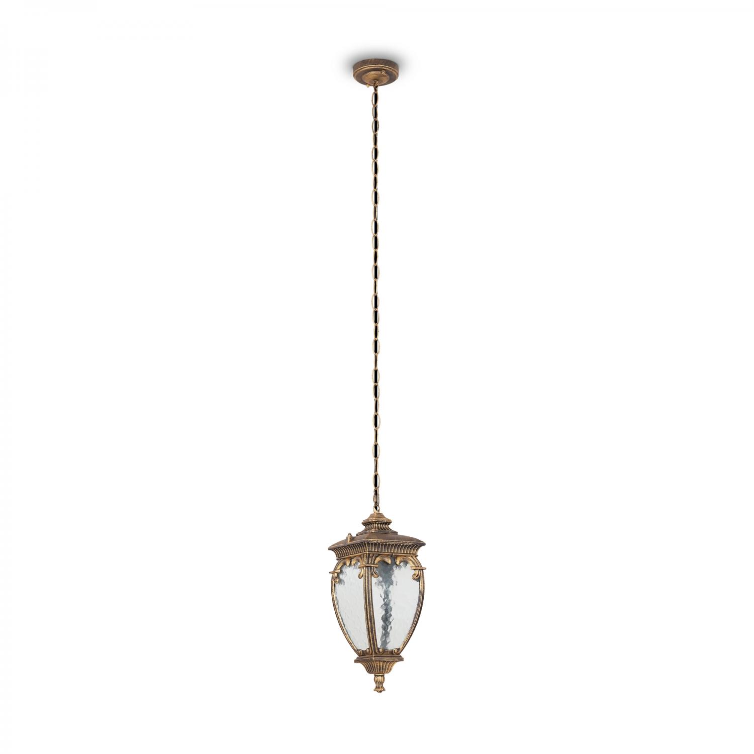 Maytoni Závěsné svítidlo FLEUR, 1xE27, Ø 15 cm, IP44 Barva: Černo-zlatá