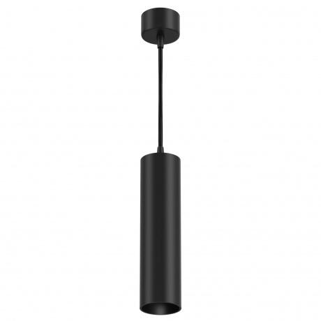 Maytoni Závěsné LED svítidlo FOCUS LED, 12W, Ø 5,2 cm, CRI90 Barva: Černá