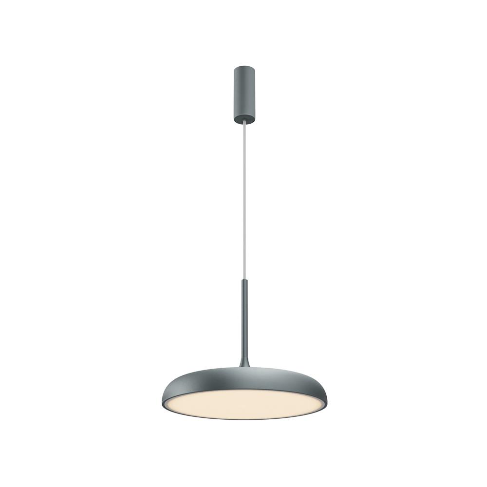 Maytoni Závěsné LED svítidlo GERHARD, 26W, Ø 40 cm, CRI80 Barva: Šedá