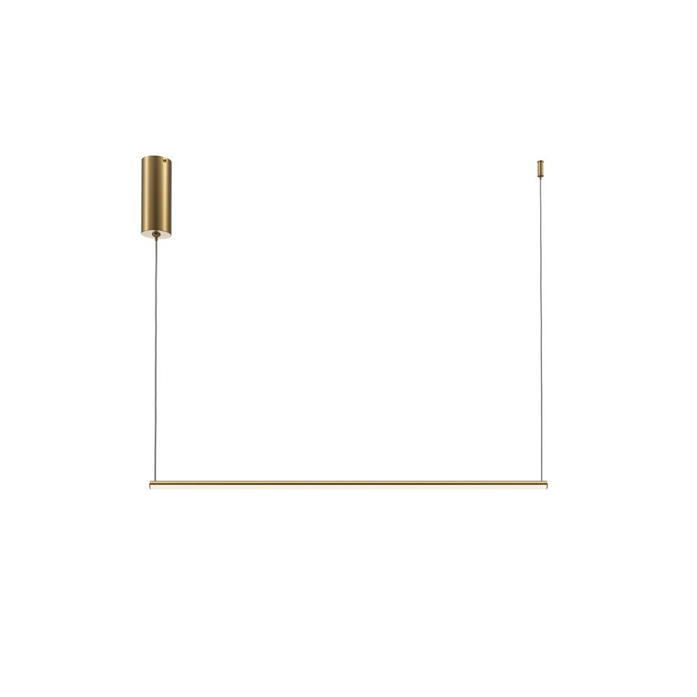 Maytoni Závěsné LED svítidlo HALO, 10W, d. 80 cm, CRI80 Barva: Zlatá