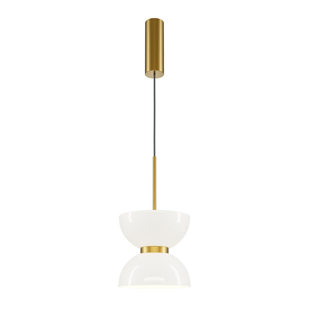 Maytoni Závěsné LED svítidlo KYOTO, 11W, Ø 22 cm, CRI80 Barva: Zlatá