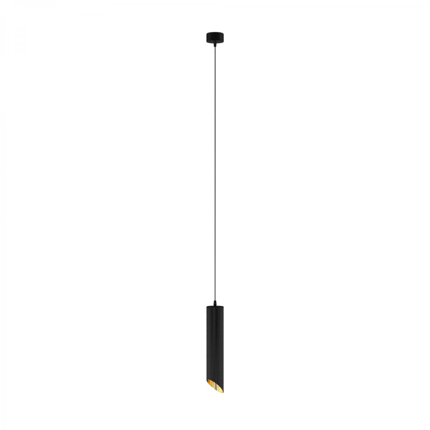 Maytoni Závěsné svítidlo LIPARI, 1xGU10, Ø 6 cm, v. 30 cm Barva: Černo-zlatá