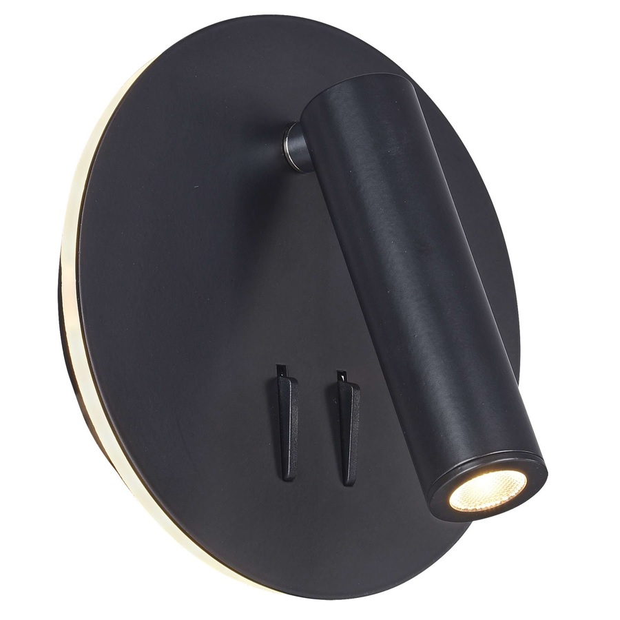 Maytoni Nástěnné LED svítidlo LOS, 9W, 14x14 cm, CRI80 Barva: Černá