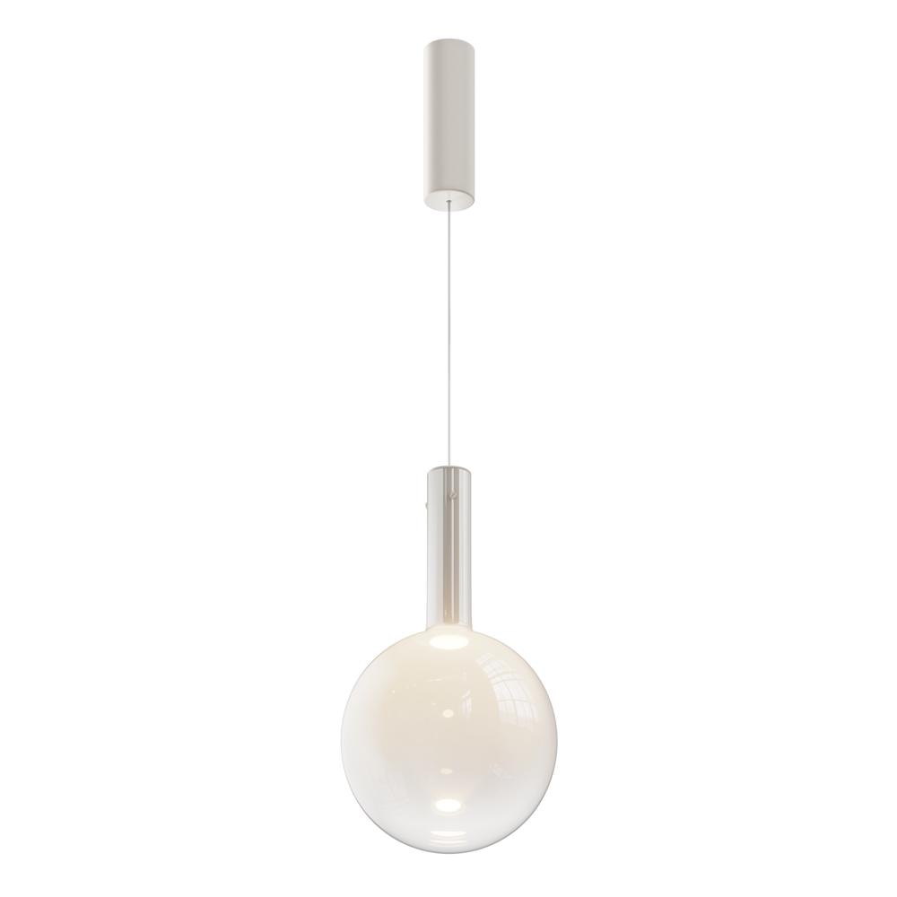 Maytoni Závěsné LED svítidlo NEBULA, 6W, Ø 25 cm, CRI80 Barva: Bílá