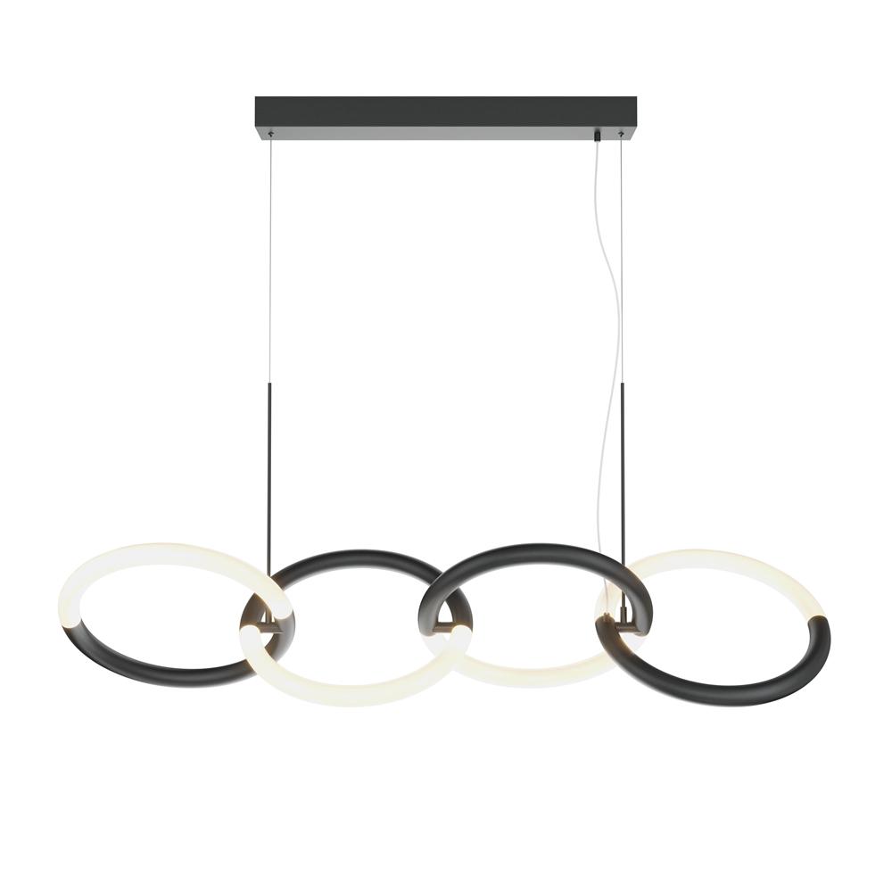 Maytoni Závěsné LED svítidlo NODE, 40W, d. 100 cm, CRI90 Barva: Černá