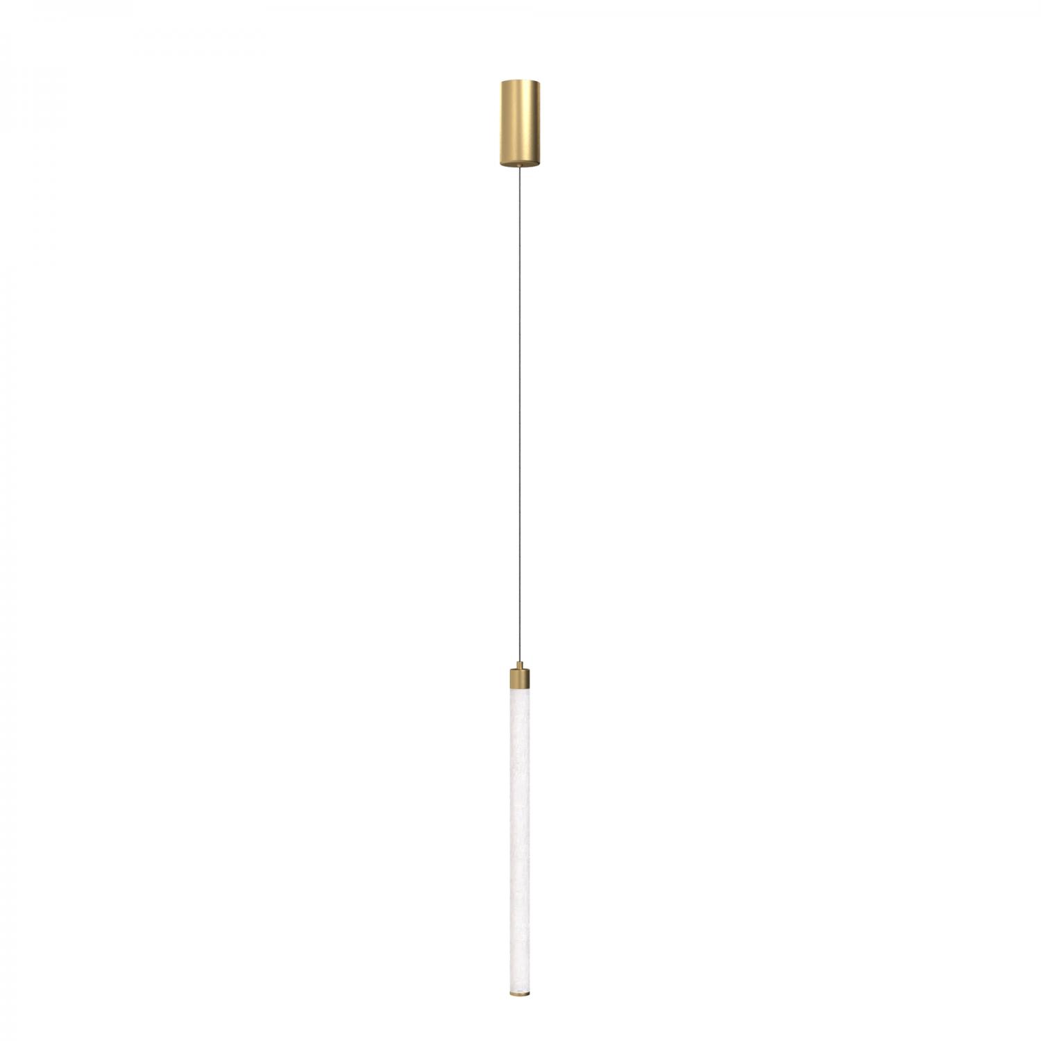 Maytoni Závěsné LED svítidlo RAY, 20W, Ø 3 cm, CRI80 Barva: Zlatá