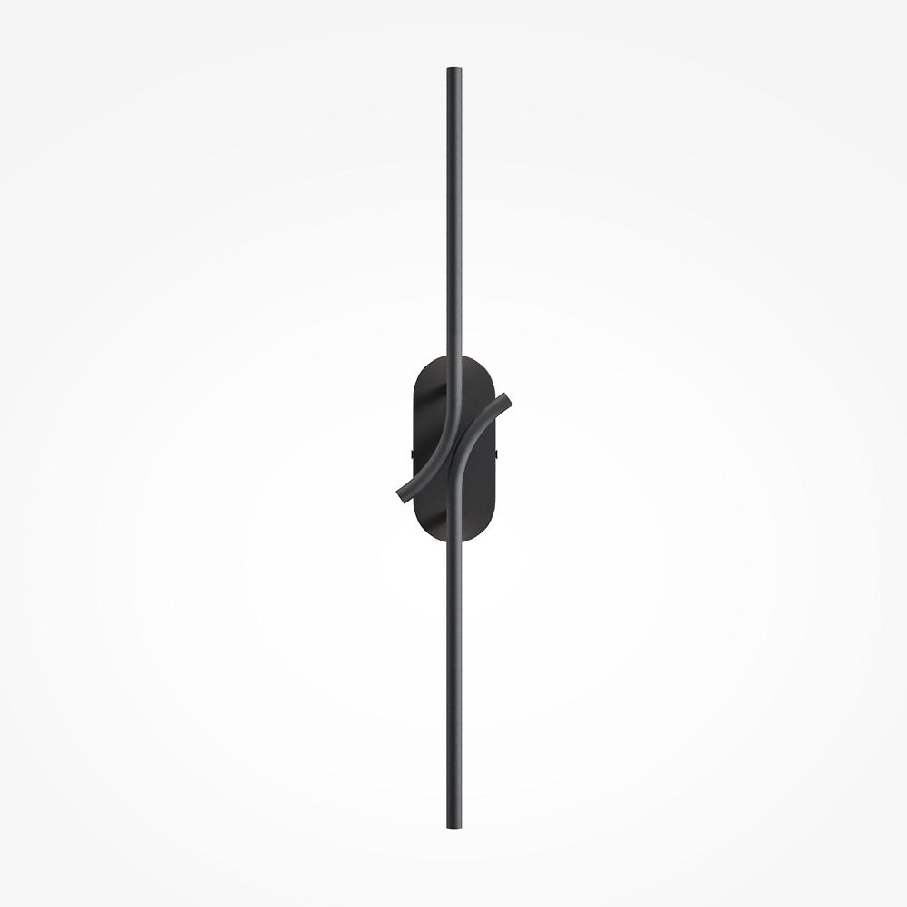 Maytoni Nástěnné LED svítidlo RENAISSANCE, 6W, v. 63 cm, CRI80 Barva: Černá