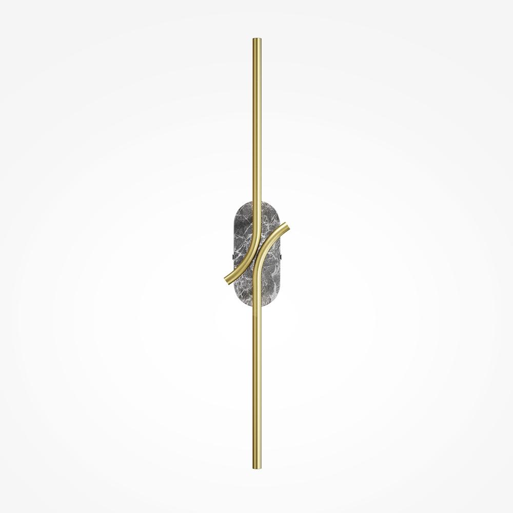 Maytoni Nástěnné LED svítidlo RENAISSANCE, 6W, v. 63 cm, CRI80 Barva: Mramorová světlá