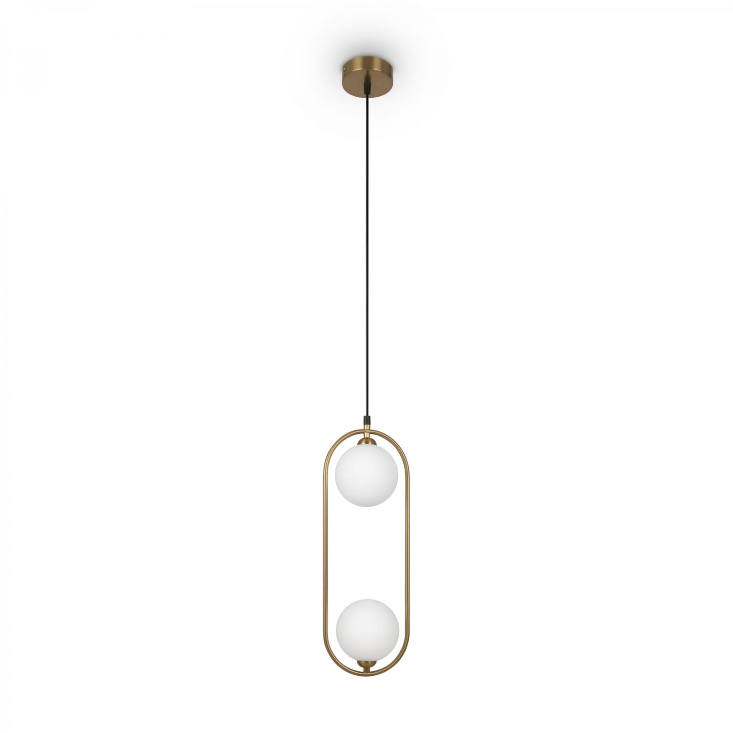 Maytoni Závěsné svítidlo RING, 2xG9, Ø 12 cm Barva: Mosaz