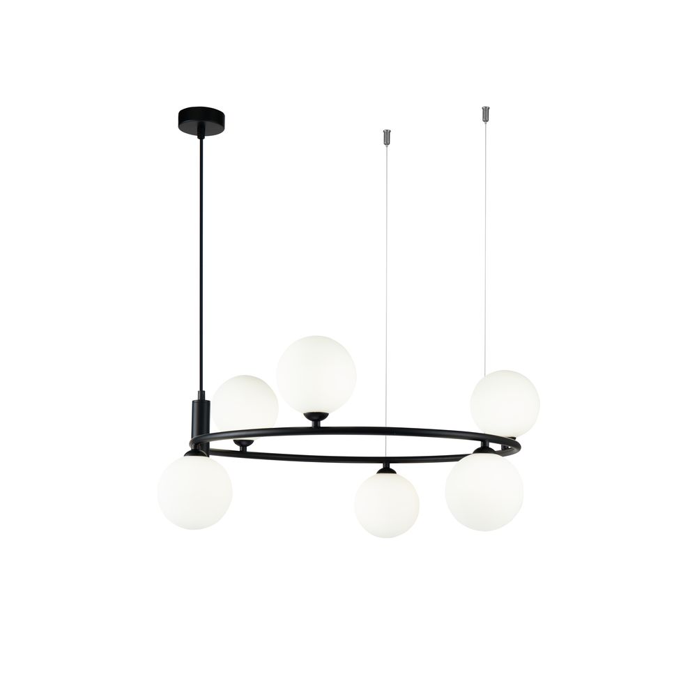 Maytoni Závěsné svítidlo RING, 6xG9, Ø 58 cm Barva: Černá