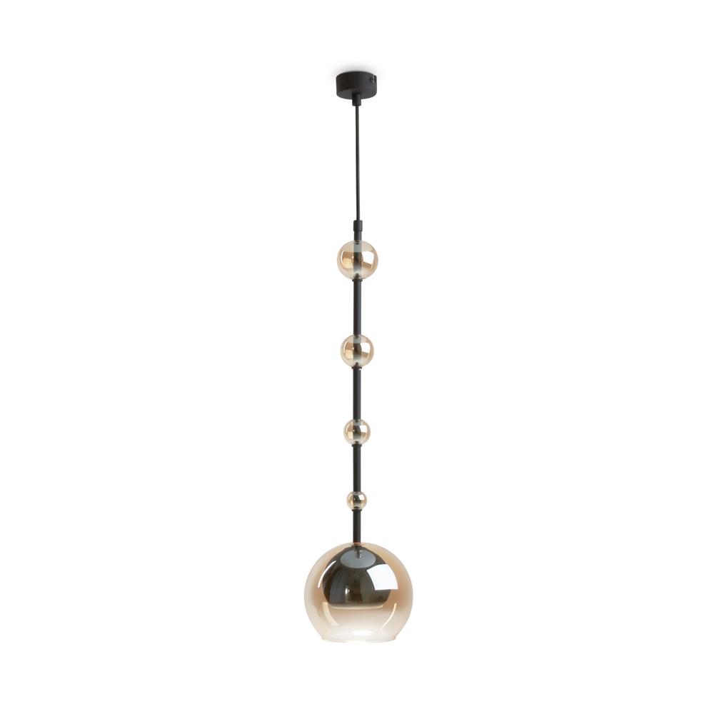Maytoni Závěsné svítidlo ROS, 1xGU10, Ø 16 cm Barva: Černá-amber