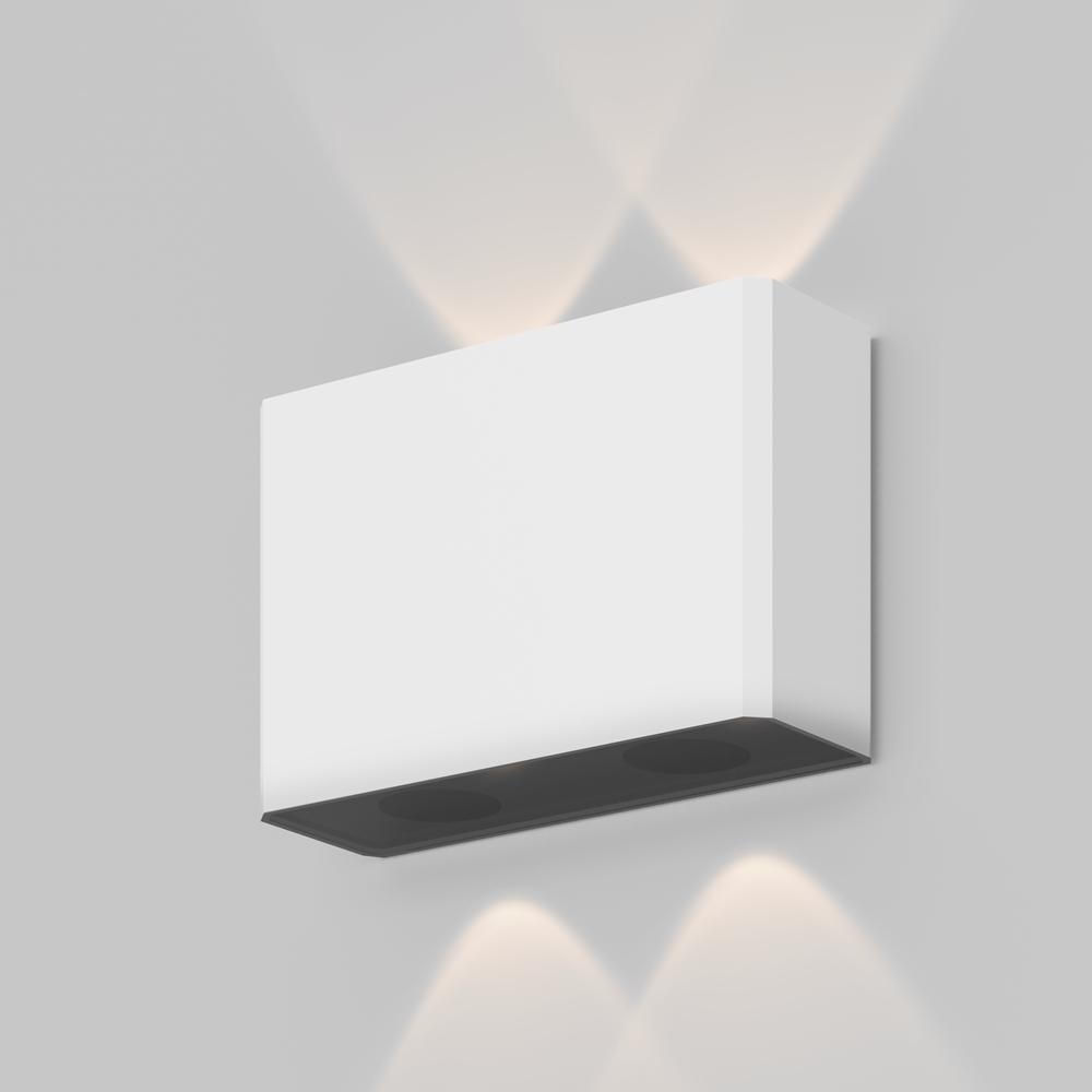 Maytoni Venkovní nástěnné LED svítidlo SHOW, 4W, d. 12 cm, CRI80, IP54 Barva: Bílá