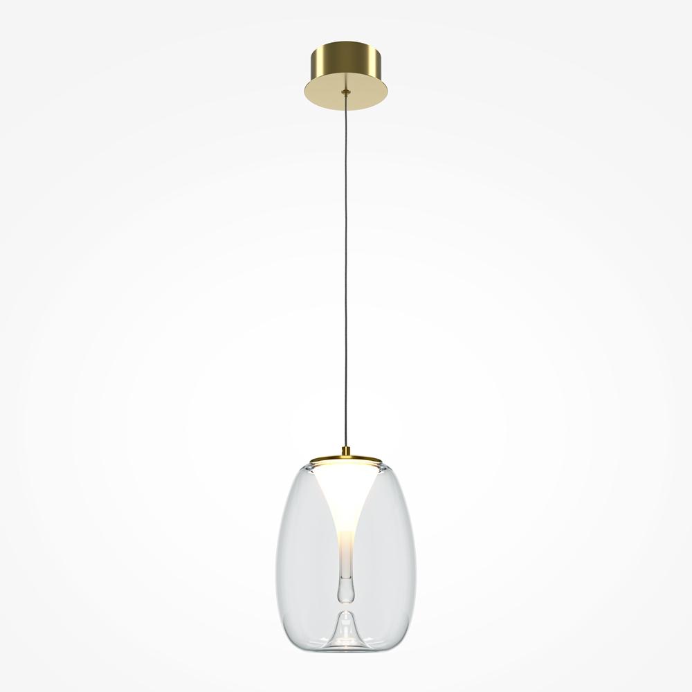Maytoni Závěsné LED svítidlo SPLASH, 7W, Ø 20 cm, CRI80 Barva: Transparetní
