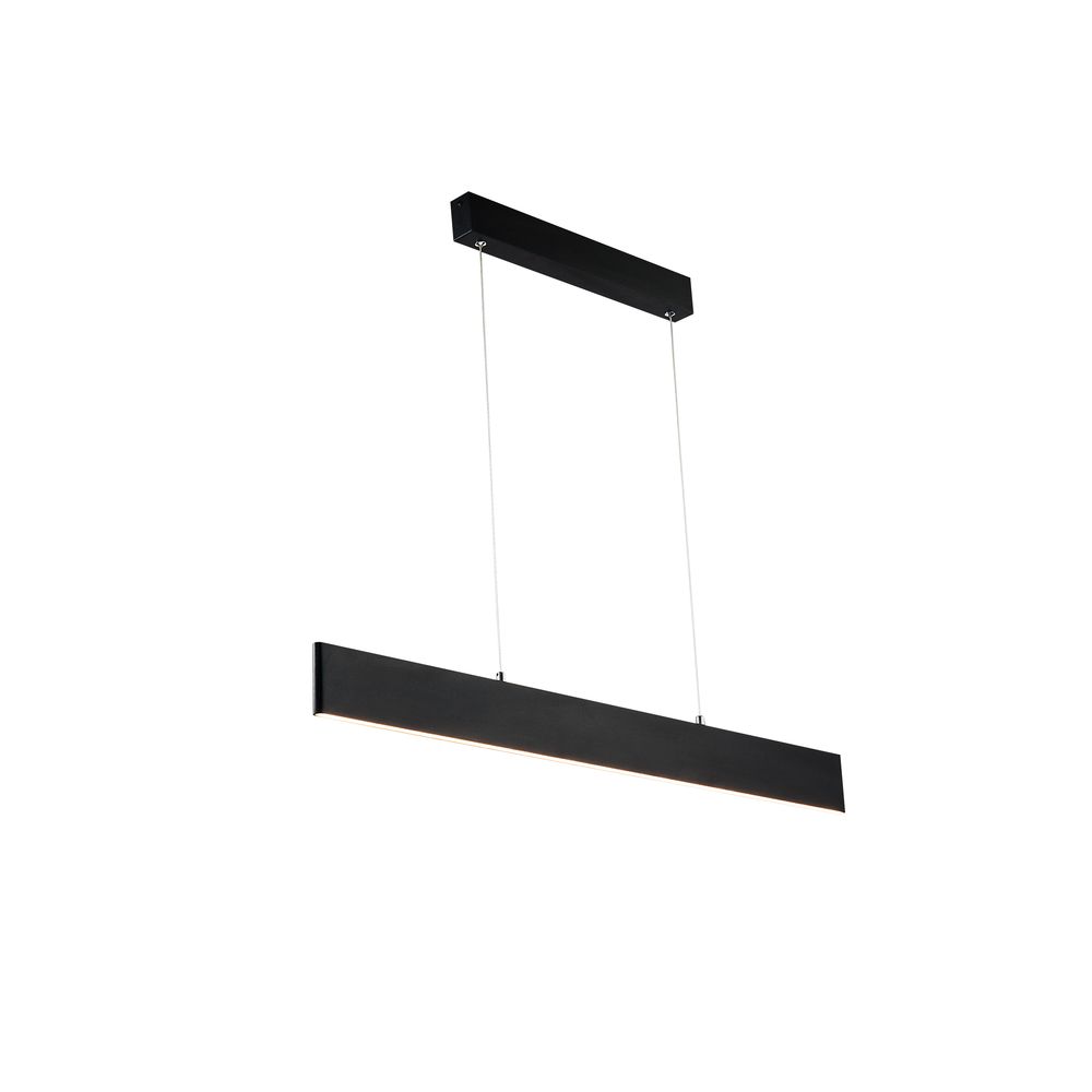 Maytoni Závěsné LED svítidlo STEP, 23W, d. 91 cm, CRI80, 3000K Barva: Černá