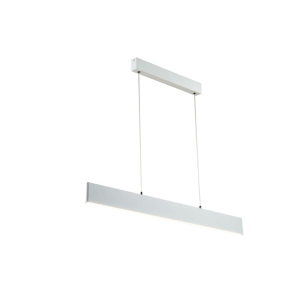 Maytoni Závěsné LED svítidlo STEP, 23W, d. 91 cm, CRI80, 3000K Barva: Bílá