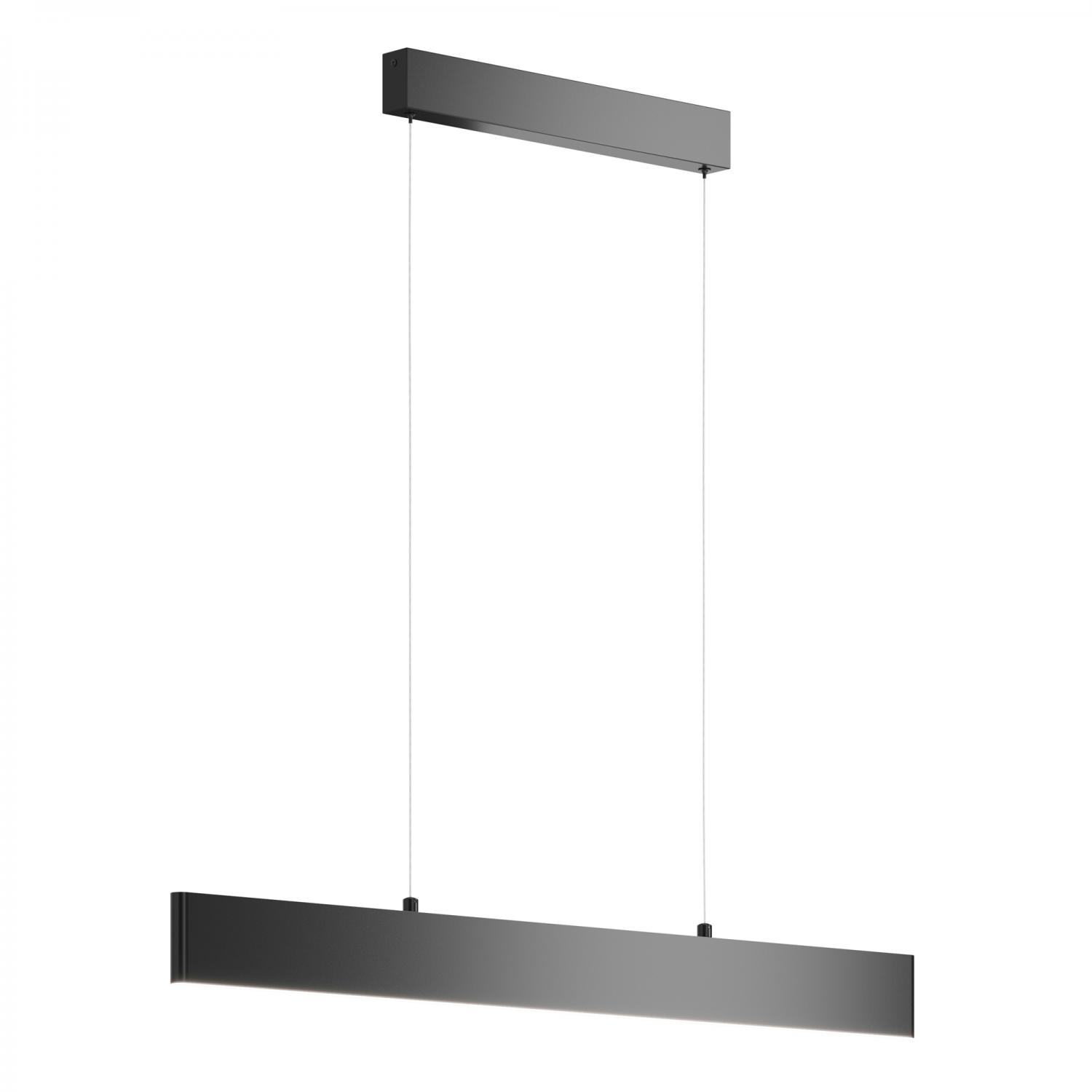 Maytoni Závěsné LED svítidlo STEP, 23W, d. 91 cm, CRI80, 4000K Barva: Černá