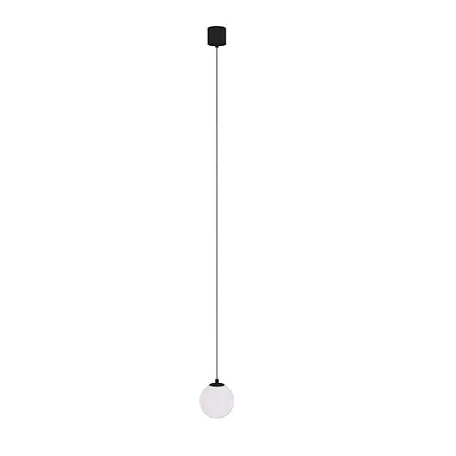 Maytoni Závěsné LED svítidlo LUNA, 5W, v. 220 cm, Ø 10 cm, CRI90