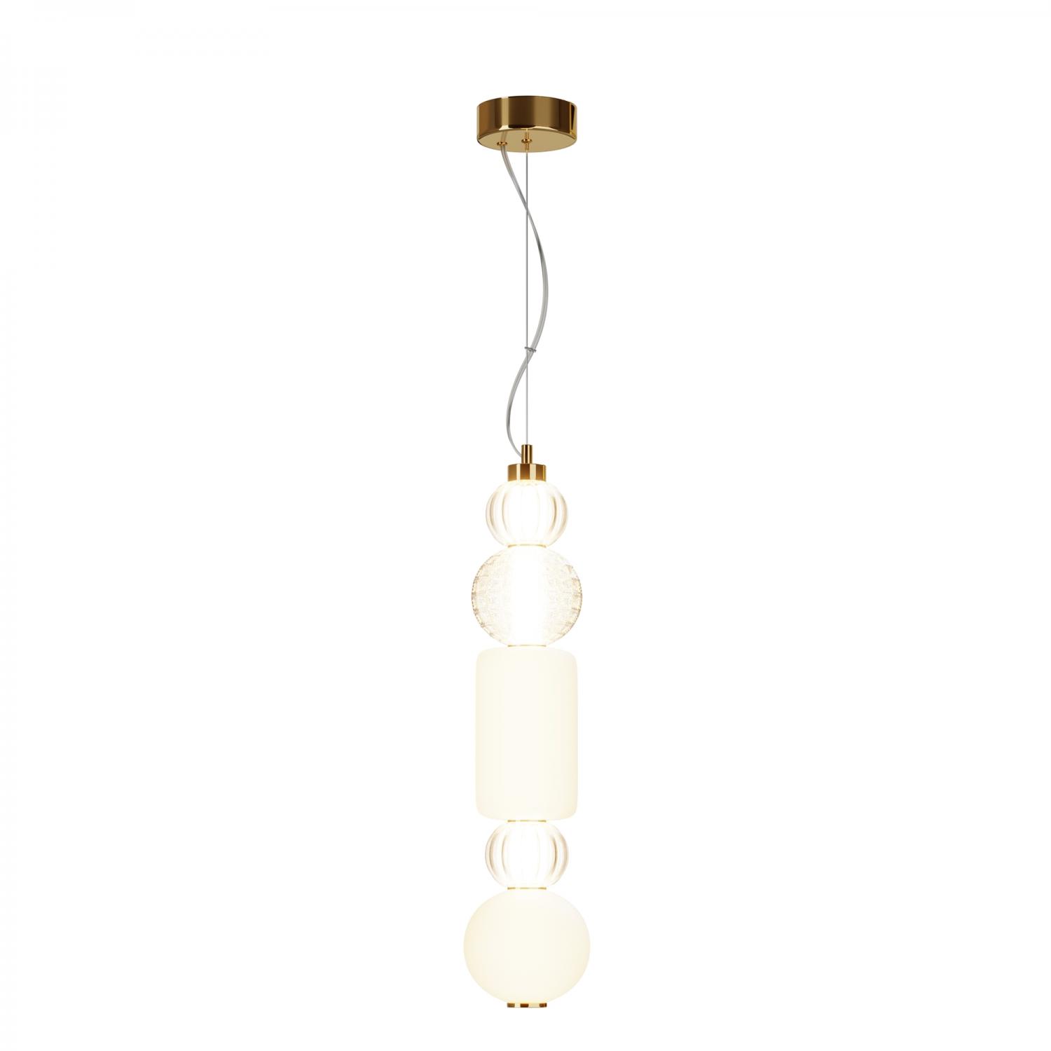 Maytoni Závěsné LED svítidlo COLLAR, 35W,  v. 120 cm, CRI80